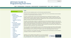 Desktop Screenshot of programminginterview.com
